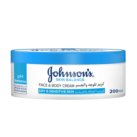 JOHNSONS SKIN BALANCE FACE & BODY CREAM 300ML(P265020)