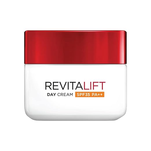 L'Oréal Paris Day Cream, SPF 35 Pa++, Anti-Wrinkle and Radiance, Boosts Skin Elasticity, With Centella Asiatica,Revitalift, 5