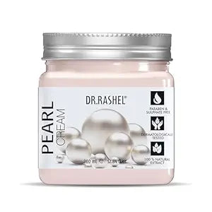DR.RASHEL Pearl Face And Body Cream For Women and Men (380 Ml) | All Skin Types |Soft and Healthy Skin | Repairing & Nourishm