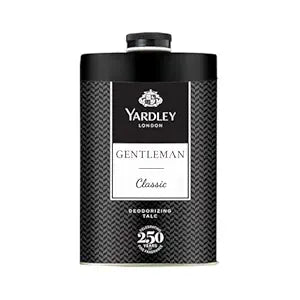 Yardley London Gentleman Classic Deodorizing Talc Spray for Men with Calcium, Carbonate, Magnisum, Carbonate, Fragrance, Dipr