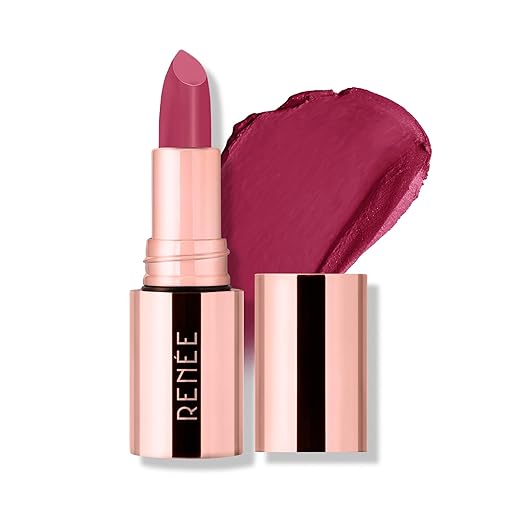 RENEE Everstay Matte Lipstick - Mauve Muse, Long Stay, Hydrating & Non-Drying, Smudge & Transfer Proof, Lightweight, Intense