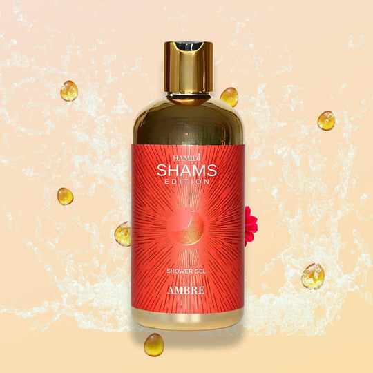 Hamidi Shams Edition Ambre Shower Gel 500ml | Alcohol Free | Men & Women | Sulphate & Paraben Free