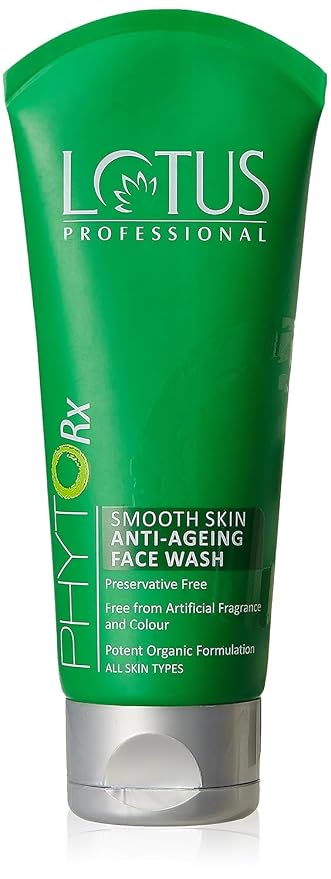 Lotus Professional PhytoRx Smooth Skin Anti-Ageing Face Wash | Age-Defying Cleansing Gel| For Women & Men | Brightens Skin &