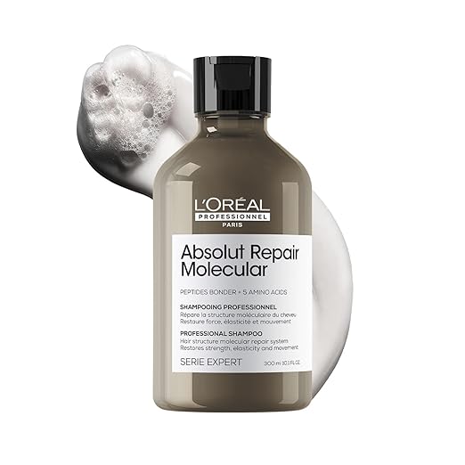 L'Oréal Professionnel Absolut Repair Molecular Sulfate-Free Deep Repairing Shampoo for Damaged Hair