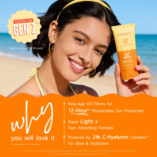 AQUALOGICA GLOW+ SUNSCREEN SPF 50 50G