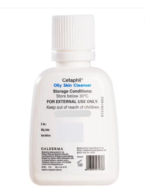 CETAPHIL OILY SKIN CLEANSER 25ML