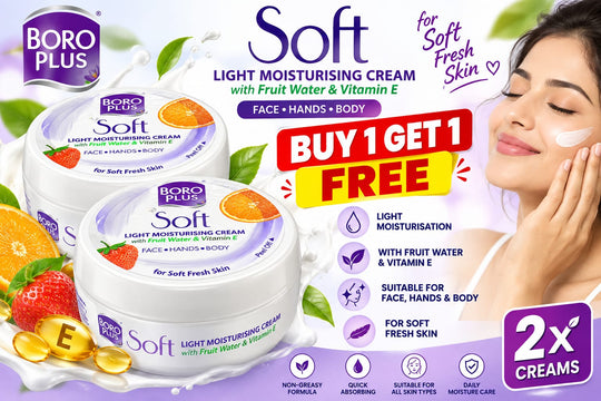 BoroPlus Soft Light Moisturising Cream | Buy 1 Get 1 Free
