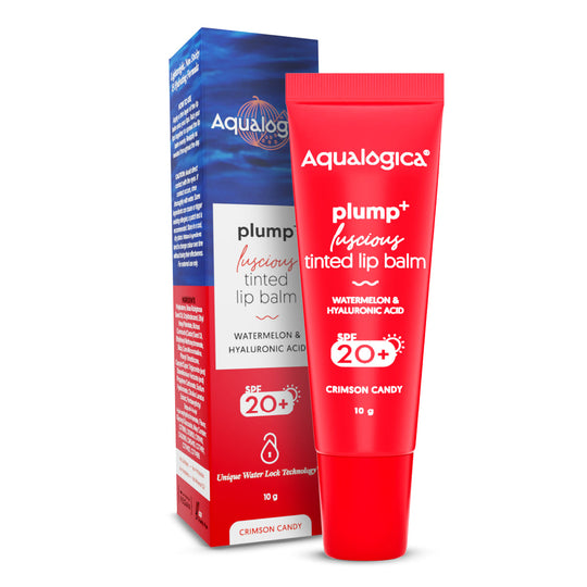 AQUALOGICA PLUMP+ LUSCIOUS TINTED LIP BALM SPF 20+ 10GM