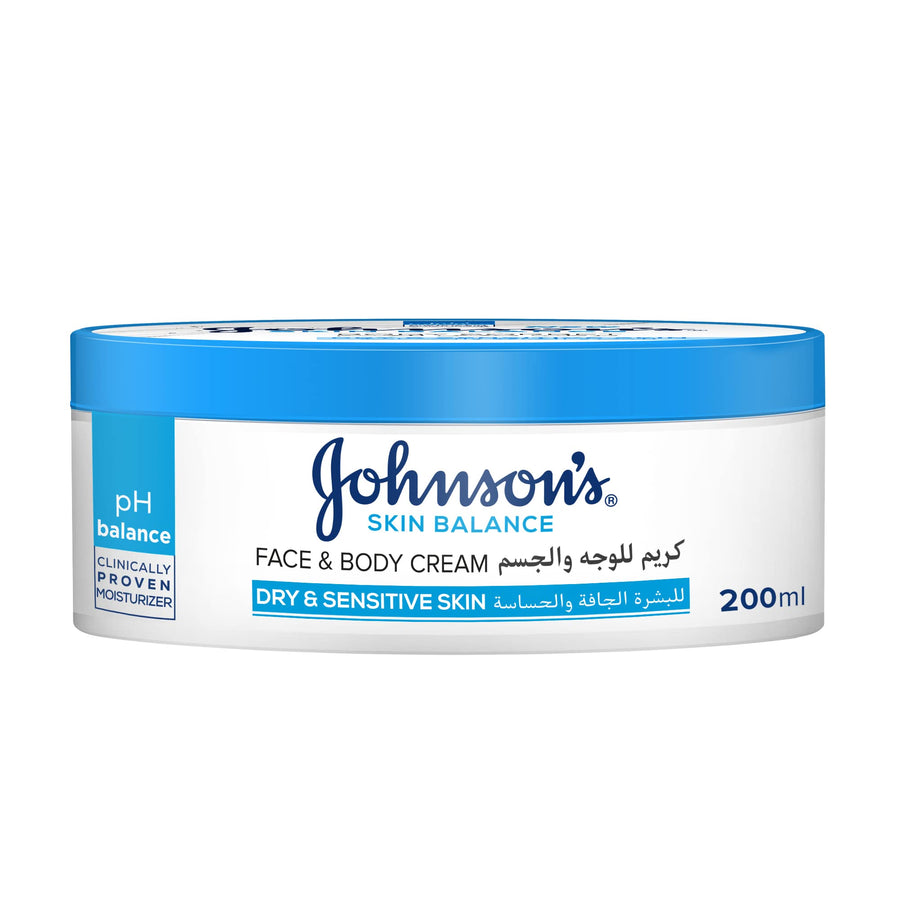 JOHNSONS SKIN BALANCE FACE & BODY CREAM 300ML(P265020)