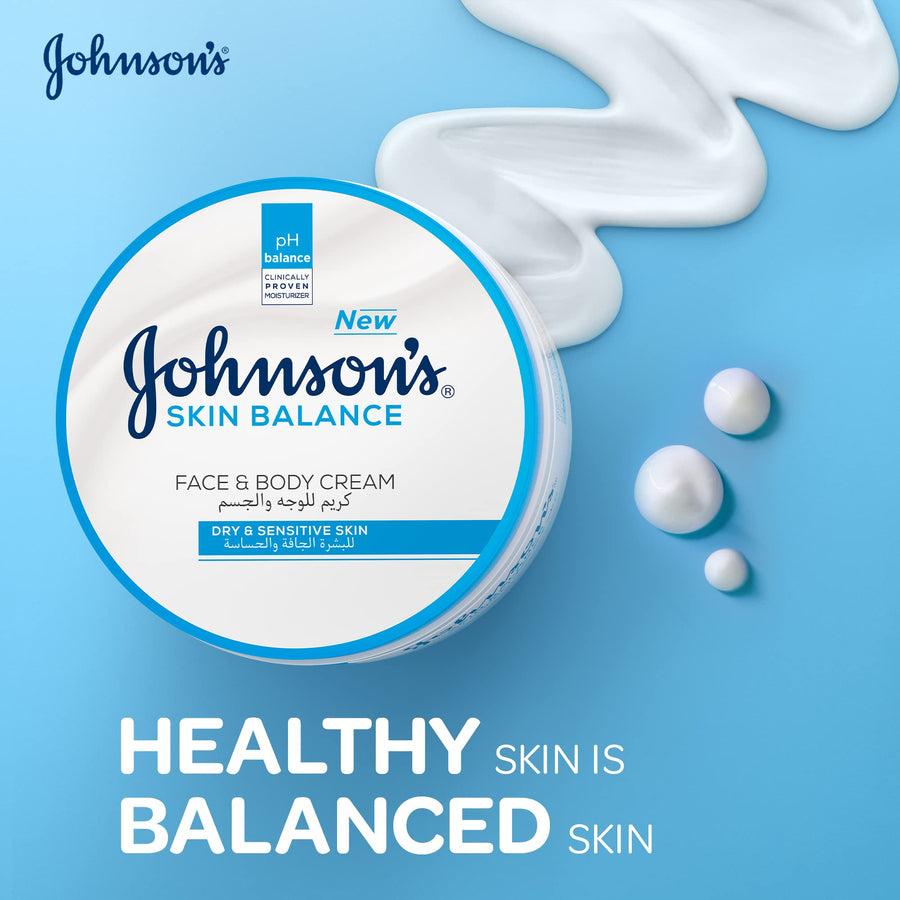 JOHNSONS SKIN BALANCE FACE & BODY CREAM 300ML(P265020)