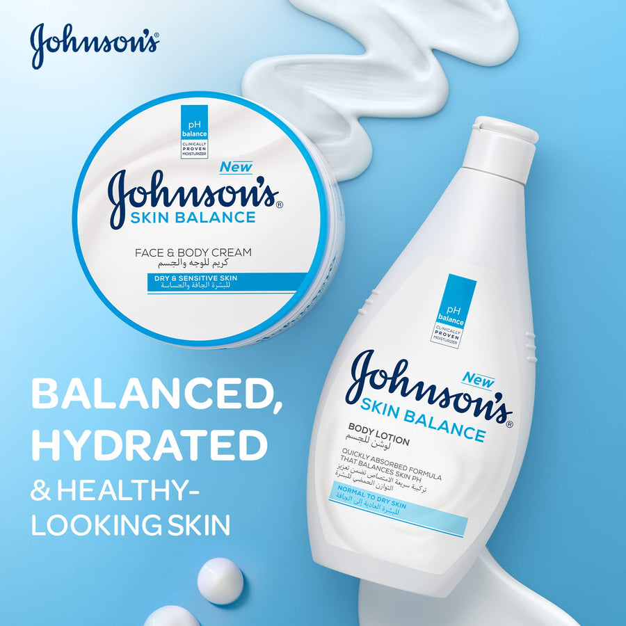JOHNSONS SKIN BALANCE FACE & BODY CREAM 300ML(P265020)