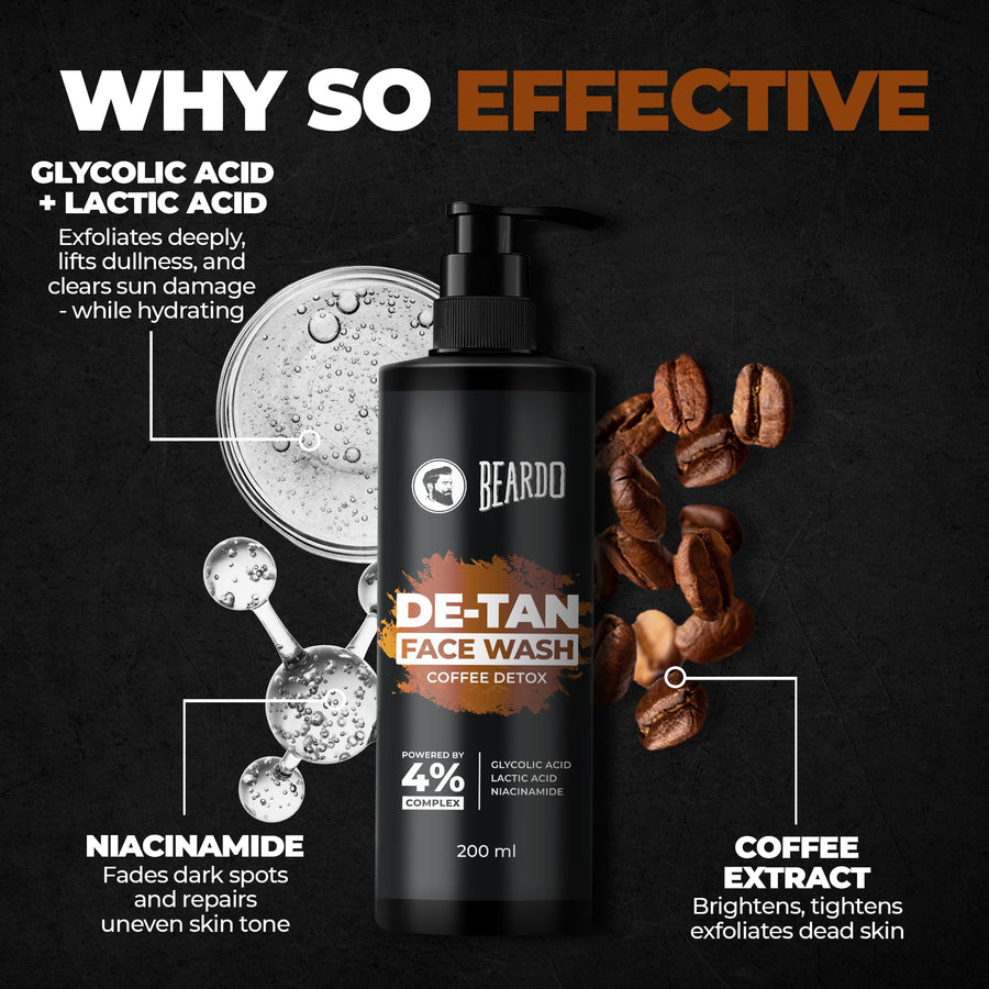 BEARDO DE TAN FACE WASH 100ML