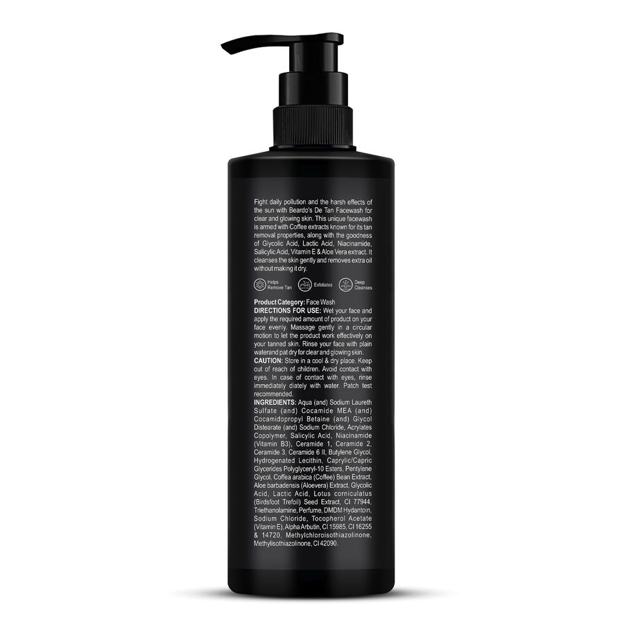 BEARDO DE TAN FACE WASH 100ML