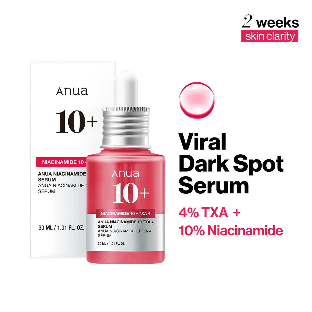 ANUA NIACINAMIDE 10+ TXA 4 SERUM 30ML