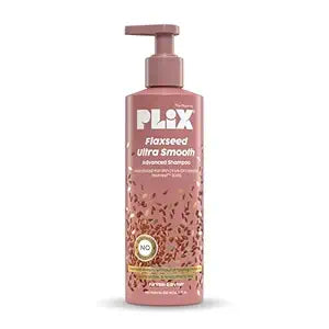 PLIX - THE PLANT FIX Flaxseed Ultrasmooth Advanced Shampoo | Plant Keratin PF & Flaxseed Oil | For Smooth & Shiny Hair | Para