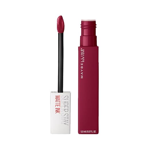 Maybelline New York SuperStay Matte Ink Liquid Lipstick - Founder, Highly pigmented, Transfer Proof & Fade Proof. Maybelline 