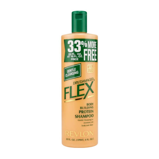 Revlon Protein Shampoo for Dry & Damaged Hair – Moisturising, Anti-Breakage Formula with Protein for Smooth, Shiny & Healthy 