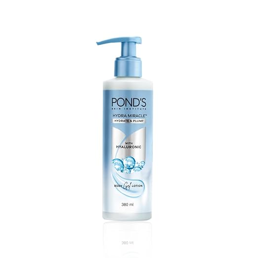 Pond's Hydra Miracle Hydrating Gel Body Lotion | Gives Hydrated Plump Skin| Hyaluronic Acid & Vitamin E & Niacinamide Infused