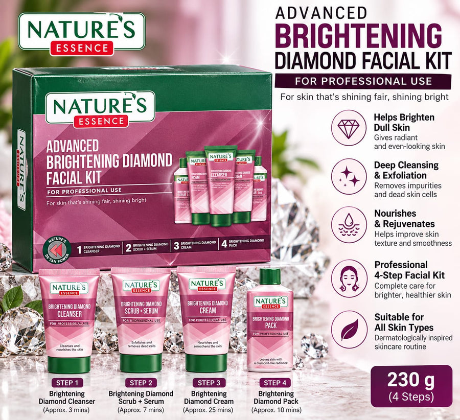Nature's Essence Advanced Brightening Diamond Facial Kit 230g