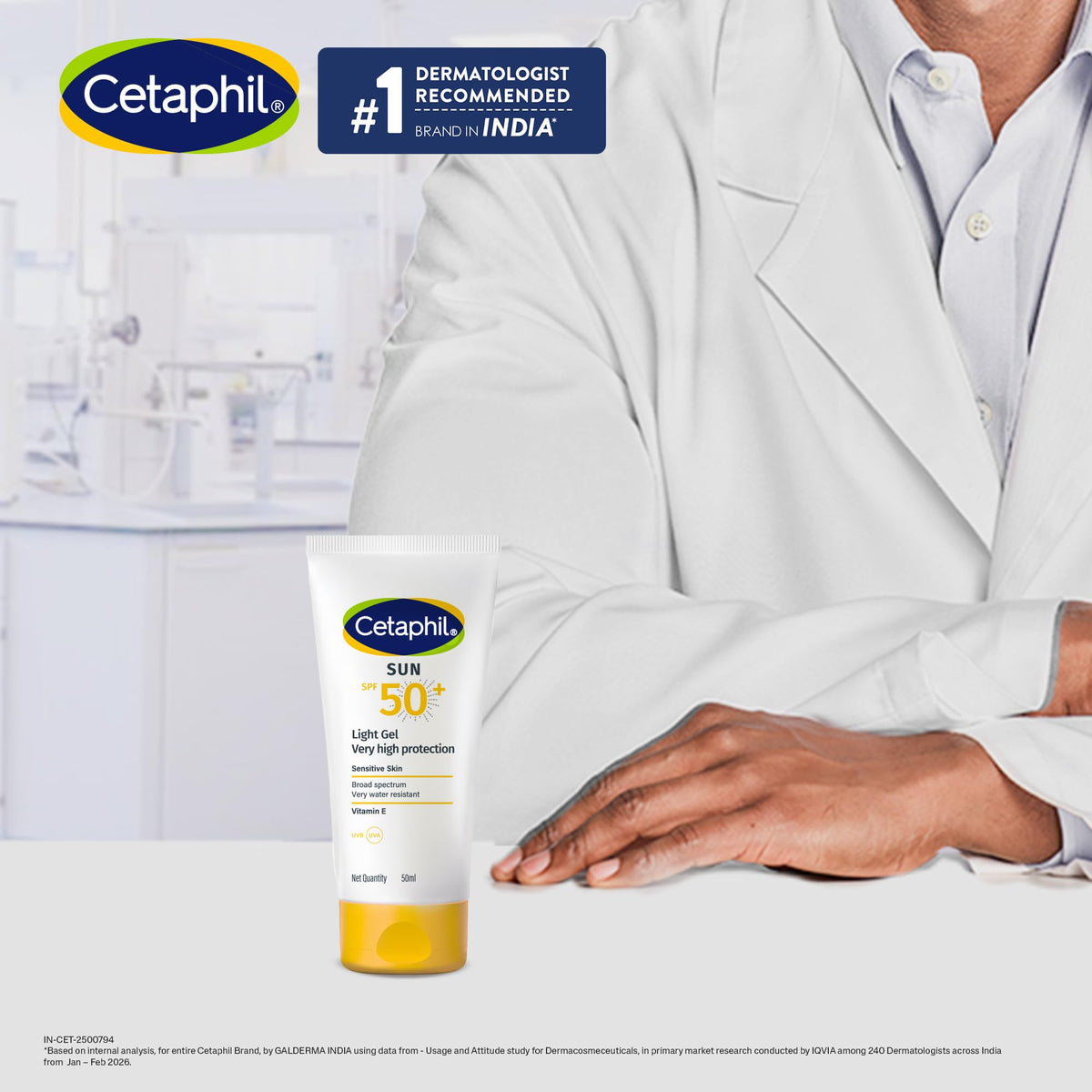 CETAPHIL SUN SPF 50+ 50ML