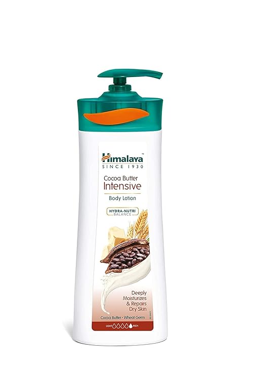 Himalaya Cocoa Butter Intensive Serum Body Lotion 400ml | 48 H Moisturization | pH 5.5 | With Cocoa Butter & Wheat Germ Oil E