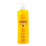 VLCC Bright Glow Sunscreen Body Lotion SPF 30 PA+++ | Brightens and Moisturises Skin. With Cocoa & Shea Butter, Aloe vera & A