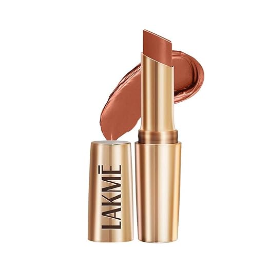 Lakme Powerplay Priming Matte Lipstick, Smooth Matte Finish, Lightweight Lipstick, Smudgeproof, Lasts 16hrs, Hydrates Lips, C