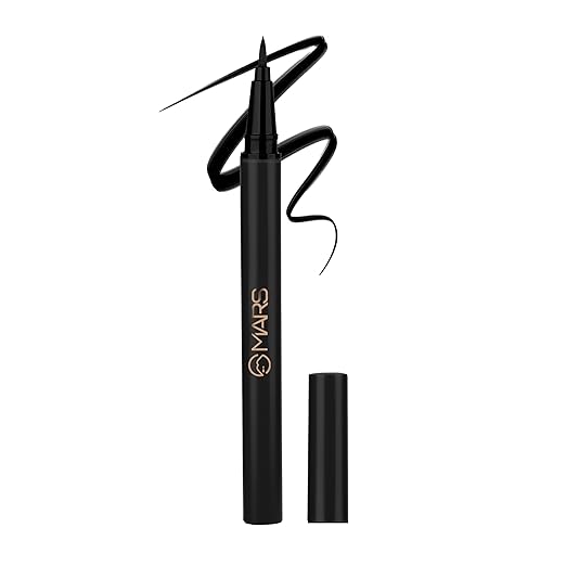 MARS City Stroke Charming Eyes Liquid Eyeliner | Long-lasting | Smudge Proof Eye Liner | Felt Tip for Precise Application | Q