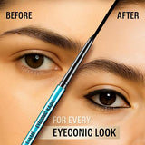 Lakme 9-5 Eyeconic Kajal, Deep Black, Smudgeproof and Waterproof that lasts upto 24H, for 2x dark pigment, 0.35g