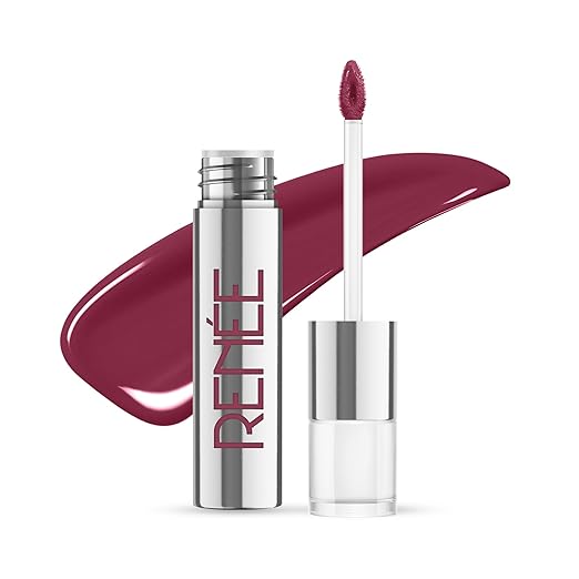RENEE Gloss Stay Transfer-Proof Liquid Lip Color - Francesca 3.5ml, Rich Intense Payoff High Pigment Super Glossy Finish, Wat