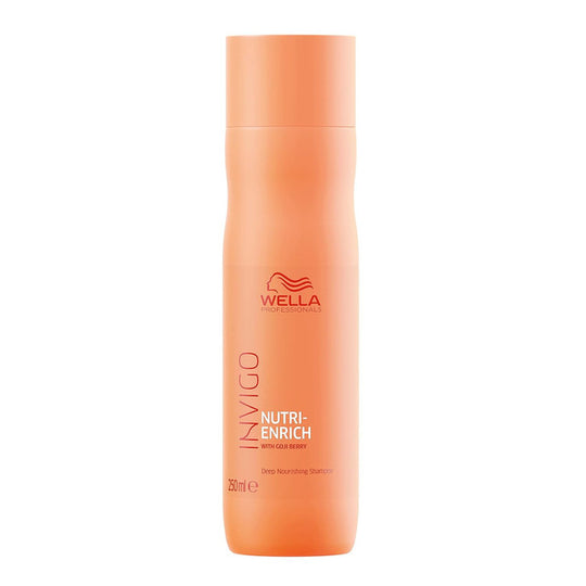 Wella Professionals Invigo Nutri-Enrich Shampoo for Damaged Hair | 250 ml | Nourishing, Hydrating Hair Cleanser for Dry Hair 