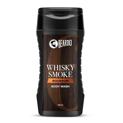 Beardo Whisky Smoke Bodywash 200ml | Bold Whisky Smoke-Inspired Fragrance | Deep Cleansing & Hydrating Formula for Fresh, Smo