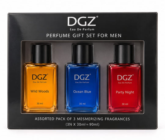 DGZ Perfume Gift Set for Men | 3 x 30ml