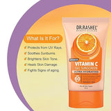 DR.RASHEL VITAMIN C GEL SUNSCREEN SPF 60 PA +++ ULTRA HYDRATING PROVIDE BROD SPECTRUM PROTECTION LIGHT WEIGHT THAT PROTECTS A