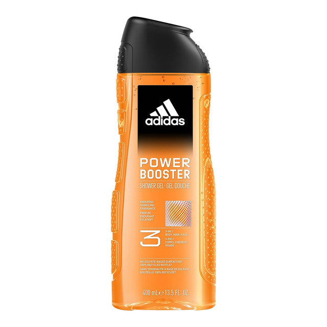 Adidas Power Booster 3-IN-1 Shower Gel for Men - 400ml