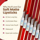 Mamaearth Soft Matte Long Stay Lipsticks with Jojoba Oil & Vitamin E for 12 Hour Long Stay - 05 Woody Rose - 3.5 g