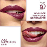 RENEE Gloss Stay Transfer-Proof Liquid Lip Color - Francesca 3.5ml, Rich Intense Payoff High Pigment Super Glossy Finish, Wat
