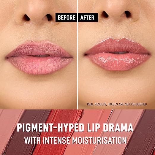 RENEE Lip Drip Glossy Lip Balm- Caramel Cream, High Shine, Lightweight & Long Lasting, Soft & Supple, Easy Glide Formula, Rich Pigment, Non-Sticky, Non-Drying, Hyaluronic Acid & Vitamin E Infused 2.3g
