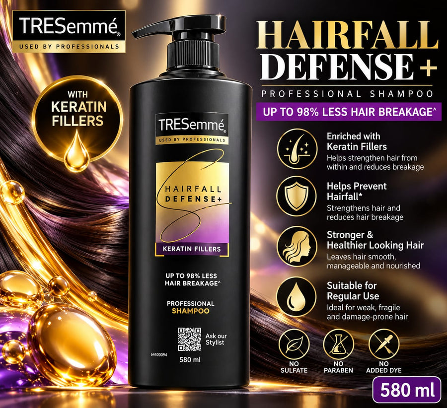 TRESemmé Hairfall Defense+ Keratin Fillers Shampoo 580ml