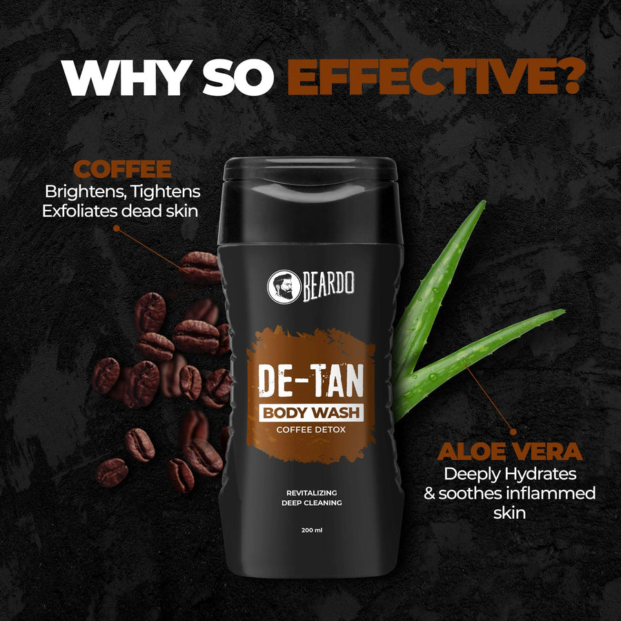 BEARDO DE-TAN BODY WASH 200ML