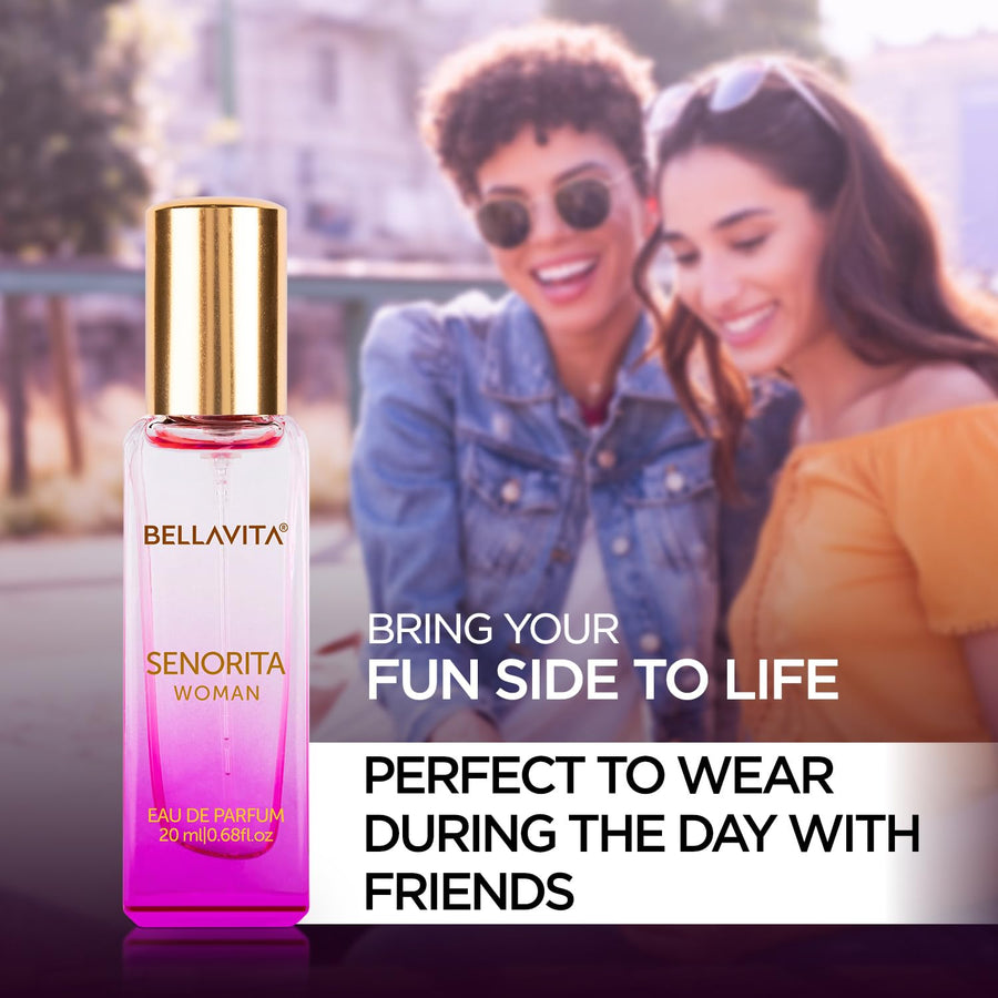 BELLAVITA PERFUME DATE WOMEN/SENORITA  COMBO 20*2