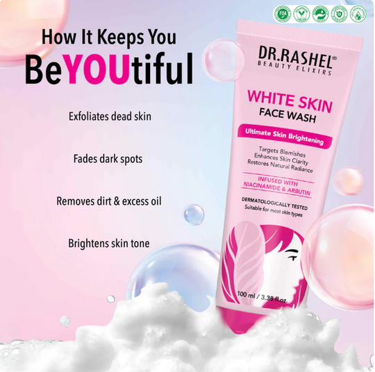 Dr. RASHEL White Skin Face Wash - 100 ml