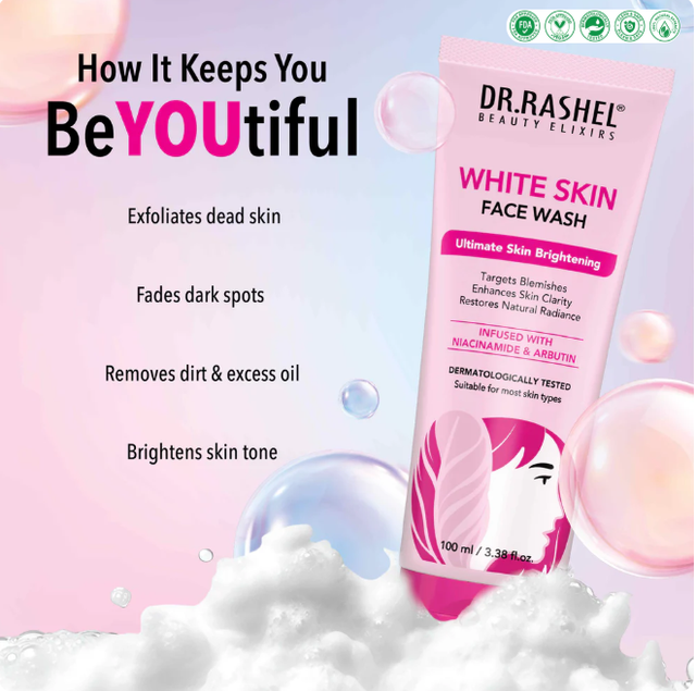 Dr. RASHEL White Skin Face Wash - 100 ml