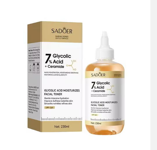 OEM/ODM Hot Sales Korean Skin Care SADOER Glycolic Acid Soothing Deep Moisturizing Facial Toner Soothing Moisturizing Face Toner