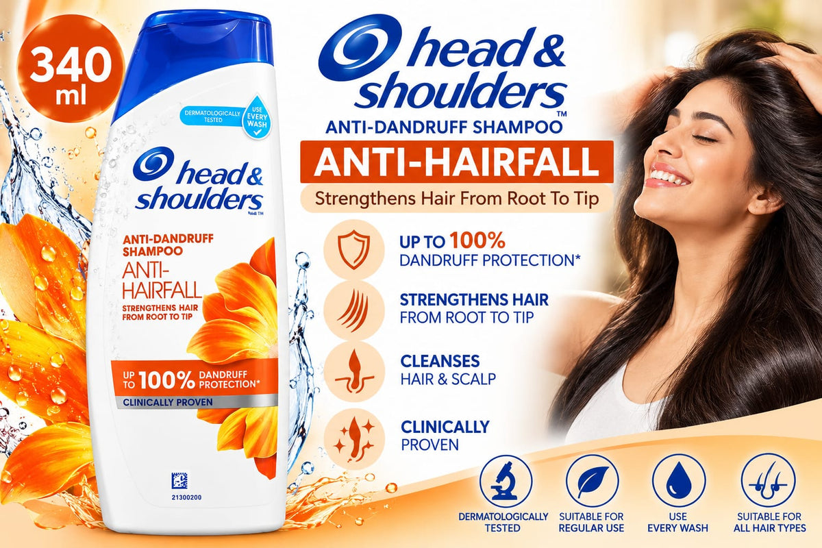 Head & Shoulders Anti-Dandruff Shampoo Anti-Hair fall 340ml
