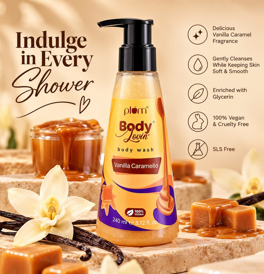 Plum BodyLovin' Vanilla Caramello Body Wash 240ml