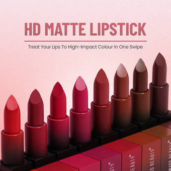 Swiss Beauty HD Matte Lipstick , High Coverage , Lightweight