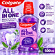 Colgate All In One Breathtaking Mouthwash 500ml | 24H Protection