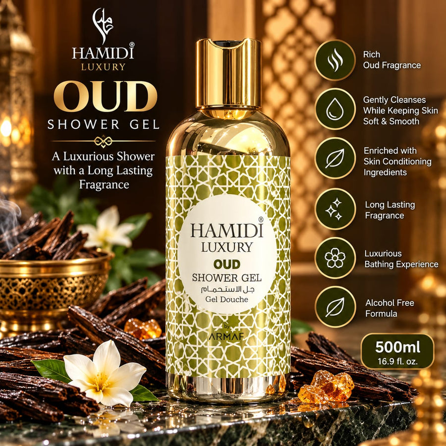 Hamidi Luxury Oud Shower Gel 500ml