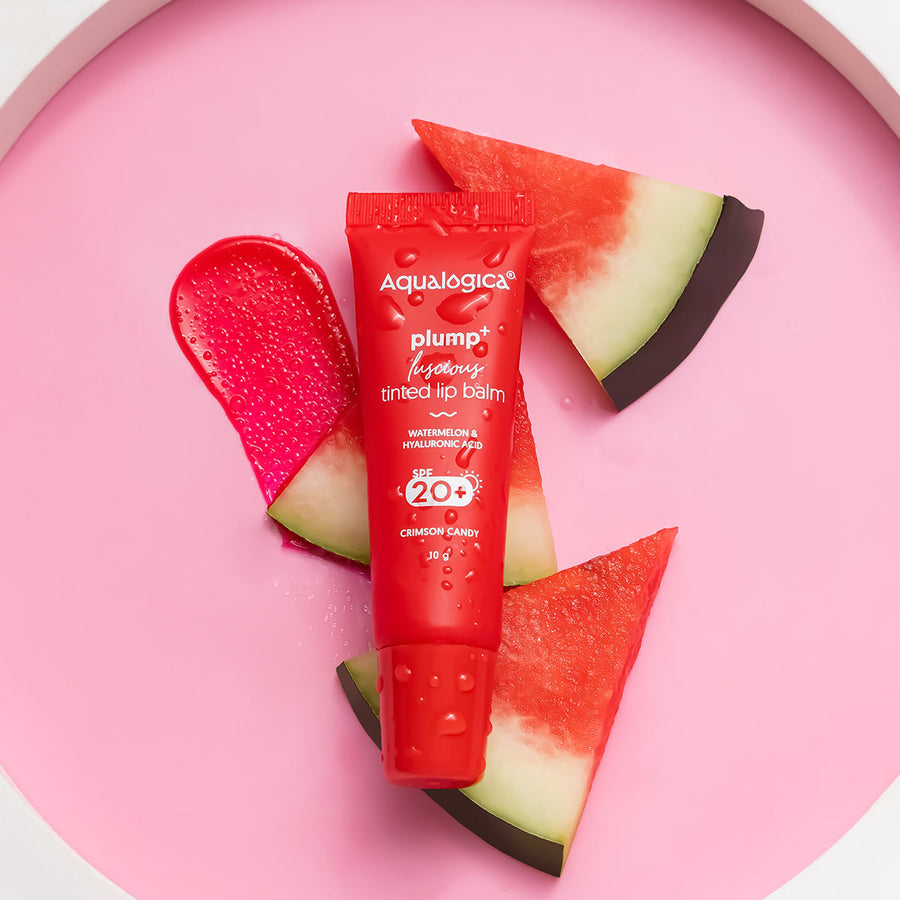 AQUALOGICA PLUMP+ LUSCIOUS TINTED LIP BALM SPF 20+ 10GM